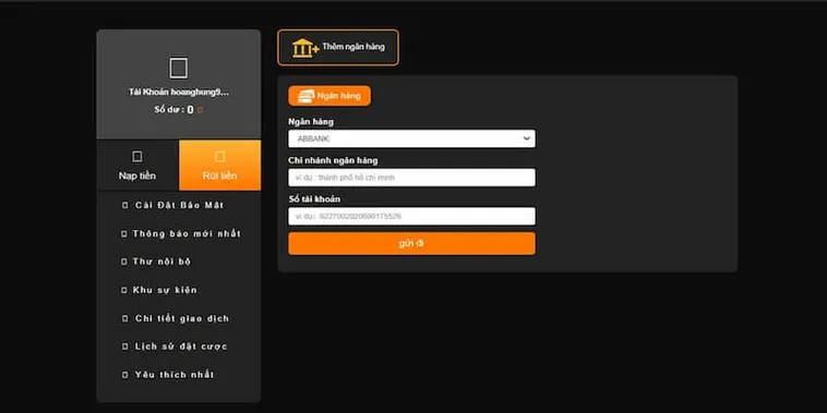 Rút Tiền 58Win Siêu Tốc Về Tài Khoản Chỉ Trong Vài Phút